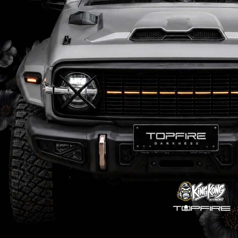GWM TANK 300 Topfire™ Darkest Front Grille with Orange LED