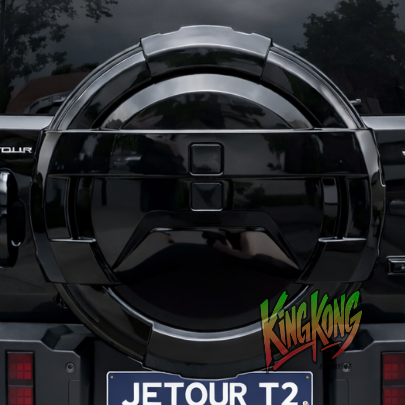 Jetour T2 Gloss Black Tyre Cover