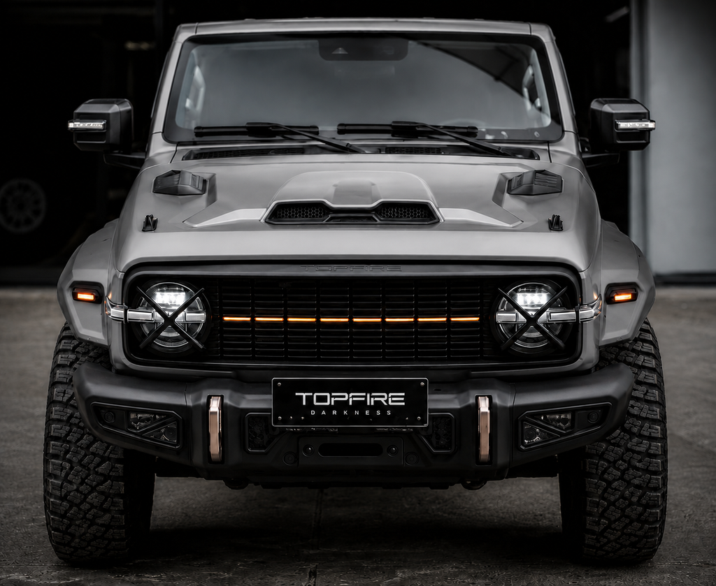 GWM TANK 300 Topfire™ Darkest Front Grille with White LED