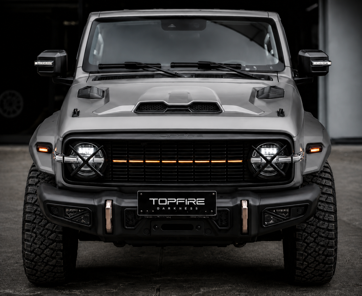 GWM TANK 300 Topfire™ Darkest Front Grille with White LED