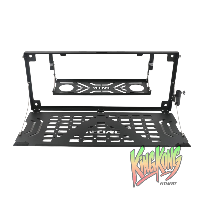 Jetour T2 Tailgate Foldown shelf/ Storage with extra cup holders