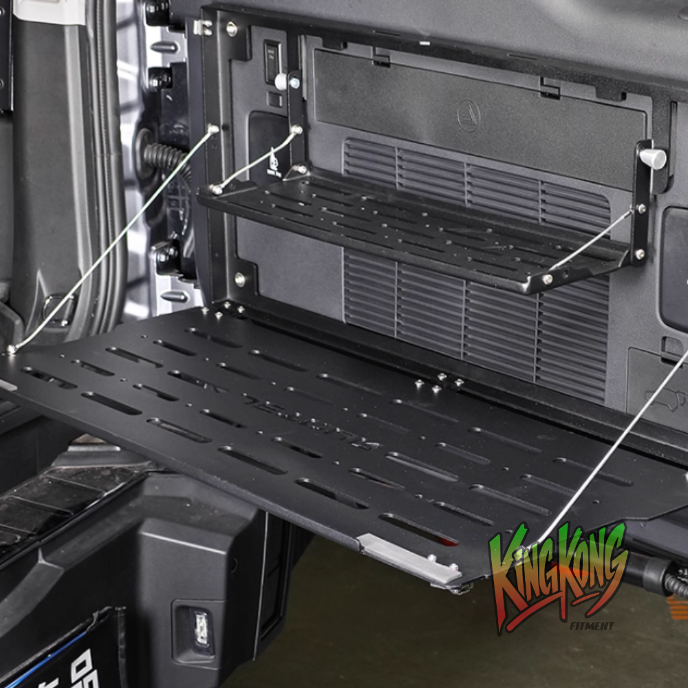 Jetour T2 Tailgate Foldown shelf/ Storage with extra cup holders
