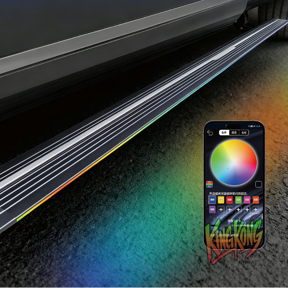 GWM TANK 300 Electric Side Step with LED colour changing intergration