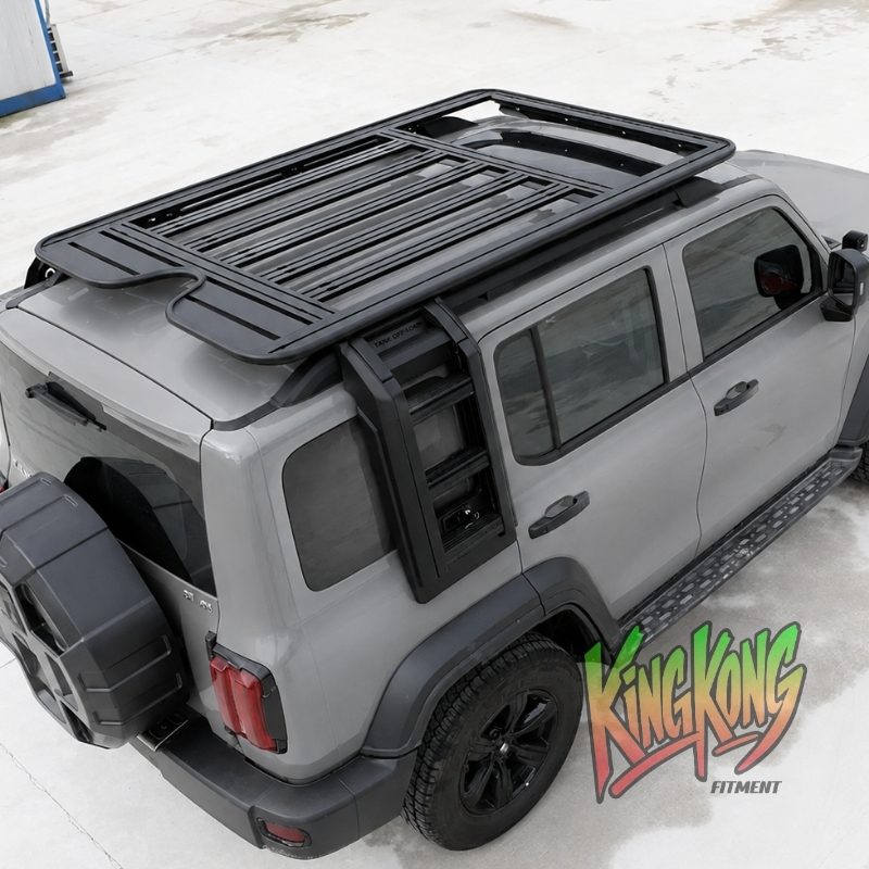 Black slimline roof rack for GWM Tank 300