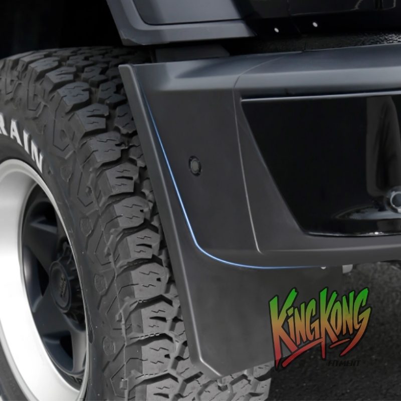 GWM Tank 300 mud flaps fitted to vehicle.