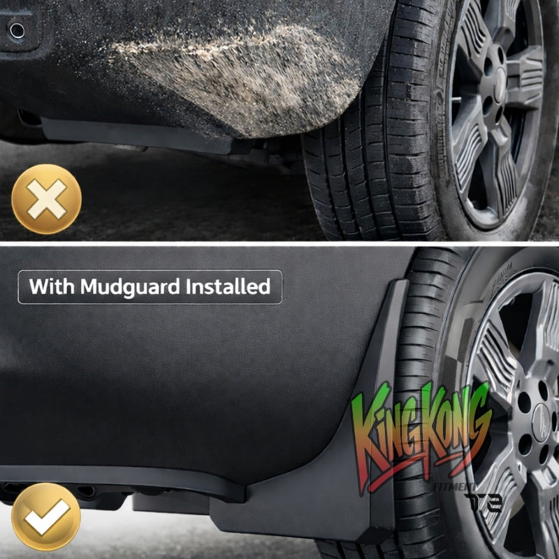 Jetour T2 Front & Rear Mud Flaps