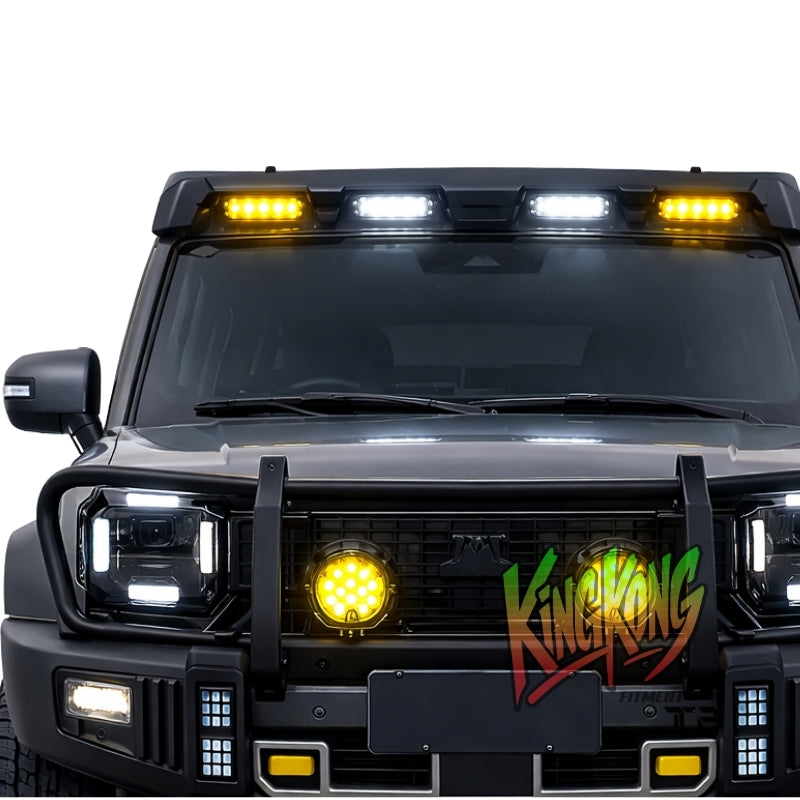 Jetour T2 4 Eye Roof Spoiler with Spotlights