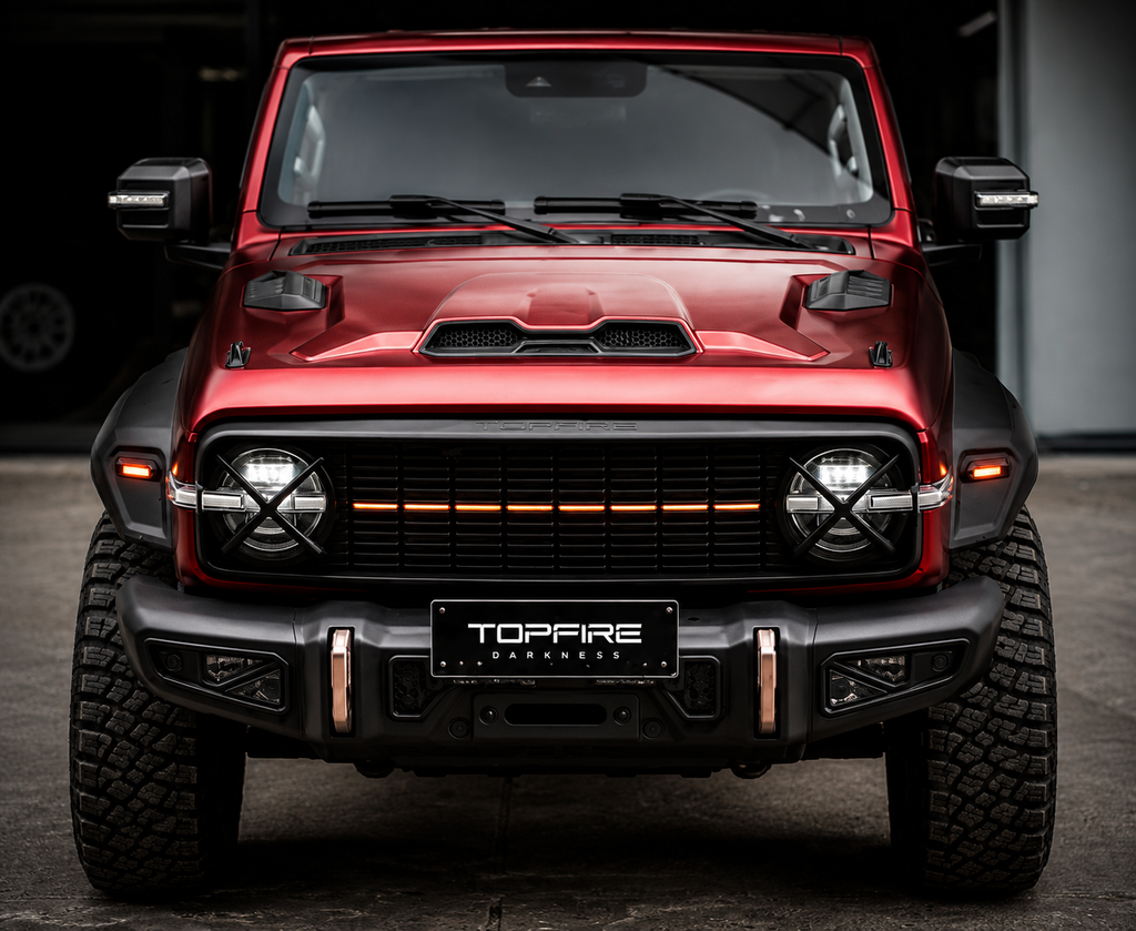 GWM TANK 300 Topfire™ Darkest Front Grille with White LED