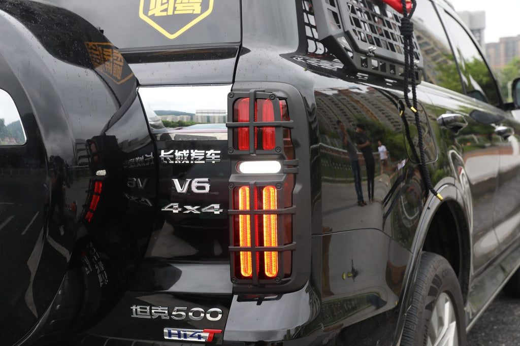 Tank 500 Tail Light Cover – installed