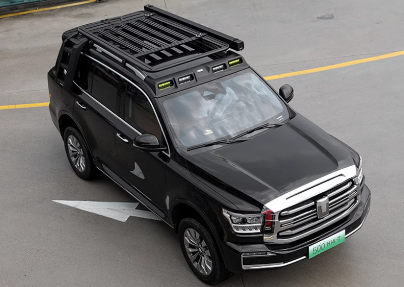 Tank 500 Roof Short Rack – vehicle view