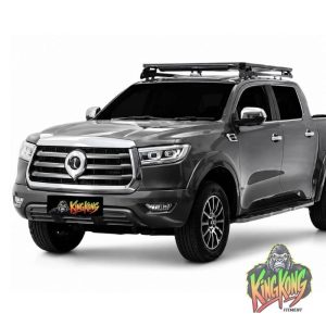 Front Runner roof rack fitted to GWM P300 for overlanding, camping, and touring storage