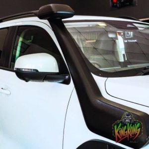 Snorkel fitted to GWM P300 for raised air intake and off-road touring applications